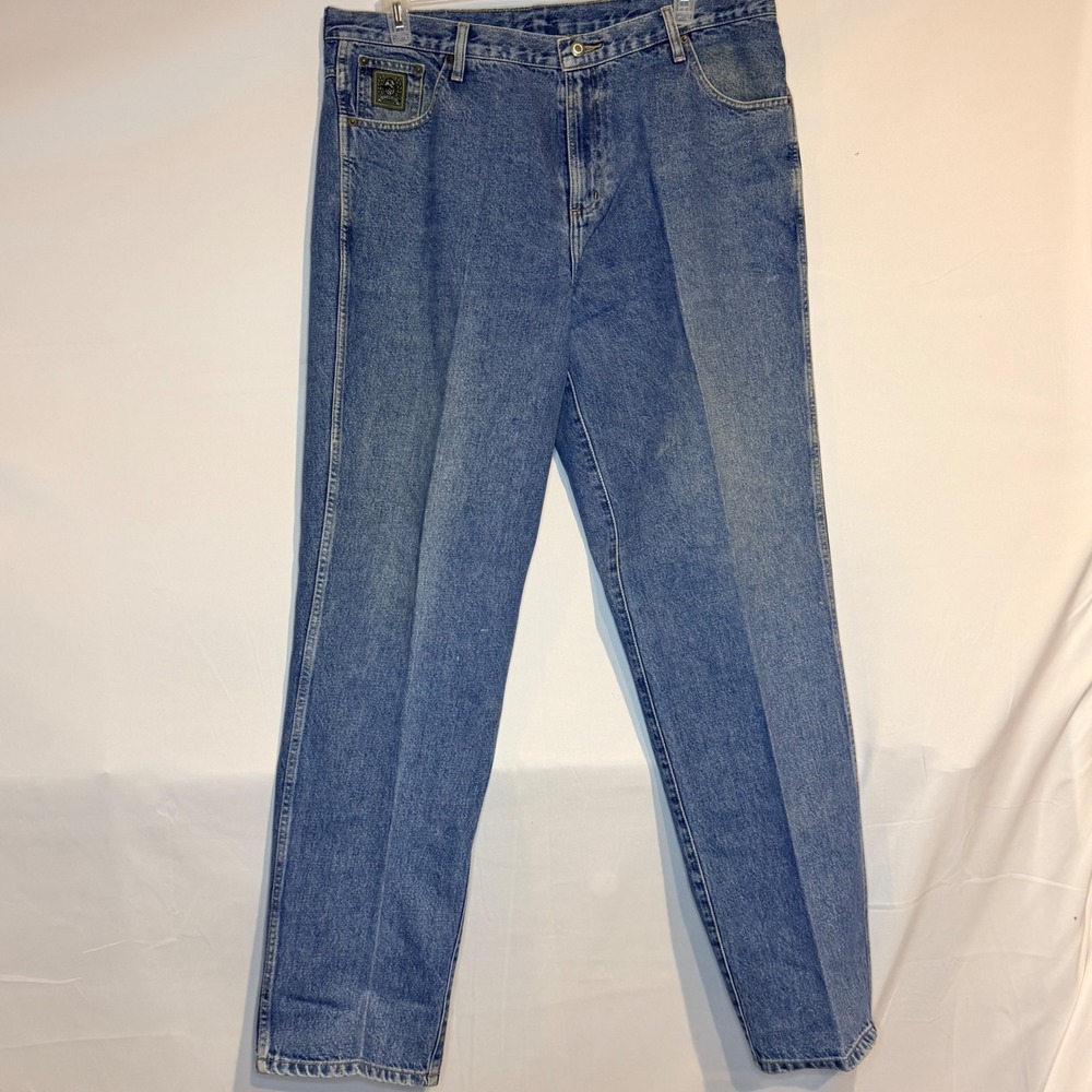 Cinch Green Label Mens Jeans 38x34 Medium Wash Blue Cotton Denim 905074